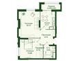 2-комнатная квартира · 67.7 м², Шамши Калдаяков 60Б, 60А за ~ 39.3 млн ₸ в Астане, Сарайшык р-н — фото 3
