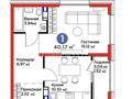 1-комнатная квартира · 40 м² · 2/12 этаж, мкр Акжар, Белжайлау 47а — Белжайлау за 31.8 млн ₸ в Алматы, Наурызбайский р-н — фото 4