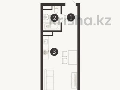 1-бөлмелі пәтер · 25.7 м² · 3/7 қабат, СТ Монтажник, Естай, бағасы: 13.5 млн ₸ в 