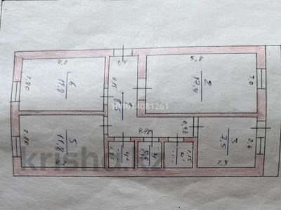 Отдельный дом · 3 комнаты · 62.9 м² · 62.9 сот., Рыскулова 103 6 — Колледж бен 140 мектеп жақта за 8.8 млн ₸ в Абай
