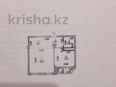 2-комнатная квартира · 48.3 м² · 10/10 этаж, Роза Багланова 3 за 24.5 млн ₸ в Астане, Нура р-н