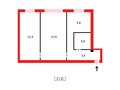 2-комнатная квартира · 46 м² · 1/5 этаж, пр. Республики за 6.5 млн ₸ в Темиртау — фото 10