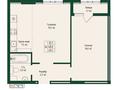 2-бөлмелі пәтер · 49.1 м², Култегин — Бульва GreenLine, бағасы: ~ 26 млн ₸ в Астане — фото 9