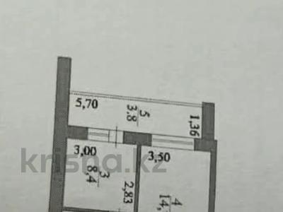 1-бөлмелі пәтер · 32.9 м² · 10/12 қабат, Жубан Молдагалиев 1, бағасы: 15.5 млн ₸ в Астане, Есильский р-н