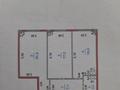 2-бөлмелі пәтер · 64.1 м² · 5/5 қабат, 190 квартал 5, бағасы: 27.5 млн ₸ в Шымкенте, Каратауский р-н