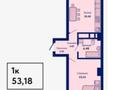 2-бөлмелі пәтер · 54 м² · 9/9 қабат, Туран 89/3, бағасы: 27.5 млн ₸ в Астане, Нура р-н