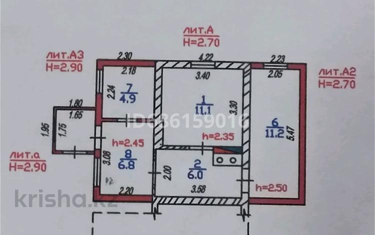 Жеке үй • 3 бөлмелер • 40 м² • 1.02 сот., мкр Самал-1, Бегалина 170 — Коккинаки, бағасы: 13.5 млн 〒 в Алматы, Медеуский р-н — фото 3