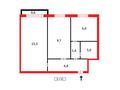 2-комнатная квартира · 41 м² · 5/5 этаж, Майкудук, Майкудук ул.Кузембаева за 9 млн ₸ в Караганде, Алихана Бокейханова р-н — фото 4