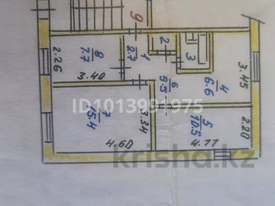 3-бөлмелі пәтер · 52.1 м² · 1/2 қабат, Джангильдина 9, бағасы: 18.7 млн ₸ в Костанае