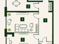 2-комнатная квартира · 66.8 м² · 3/7 этаж, мкр Коктобе, Талгата Бигельдинова 138 — Возле Koktobe city за 78 млн 〒 в Алматы, Медеуский р-н — фото 2