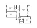 3-бөлмелі пәтер · 78.4 м² · 9/9 қабат, Аэропорт 1 шағын ауданы, Аэрапорт, бағасы: 37.5 млн ₸ в Костанае, Микрорайон Аэропорт 1 — фото 16