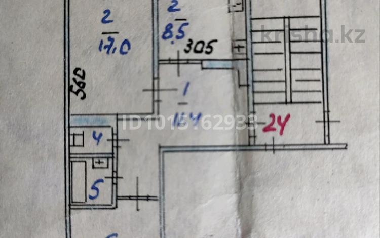 2-комнатная квартира · 59 м² · 2/6 этаж, Микрорайон Южный, Я. Гашека 1 а — вид на набережную за 24 млн ₸ в Костанае — фото 2