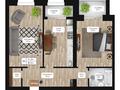 2-комнатная квартира · 87 м² · 2/5 этаж, мкр. Алтын орда 54 б — ЖК АСТАНА ПРЕМИУМ по М. Шокай за 26.5 млн ₸ в Актобе