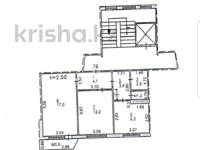 2-комнатная квартира, 50.6 м², 10/10 этаж, Малайсары батыра — Восточный микрорайон за 18.5 млн 〒 в Павлодаре