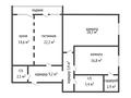 3-бөлмелі пәтер · 100.6 м² · 9/9 қабат, 8 микрорайон 24, бағасы: 60 млн ₸ в Костанае — фото 28
