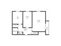 2-бөлмелі пәтер · 52.3 м² · 7/9 қабат, Текстильщиков 15, бағасы: 24 млн ₸ в Костанае — фото 19