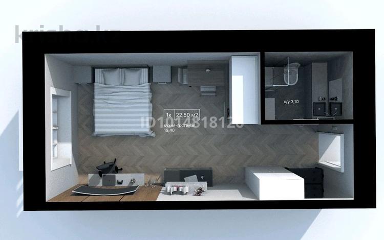 1-бөлмелі пәтер · 22.5 м² · 7/10 қабат, Мухамедханова 28, бағасы: 11.5 млн ₸ в Астане, Нура р-н — фото 2