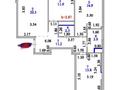 3-комнатная квартира · 84 м² · 10/12 этаж, Санжара Асфендиярова 8 за 61 млн ₸ в Астане, Нура р-н — фото 16