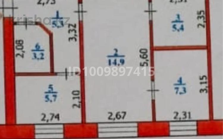 2-комнатная квартира · 41.8 м² · 1/4 этаж, Локомотивная 59/1 — 2 рабочий за 10 млн ₸ в Уральске — фото 2