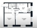 2-бөлмелі пәтер · 63.3 м² · 1/9 қабат, Сейфуллина 467г, бағасы: 46 млн ₸ в Алматы, Алмалинский р-н