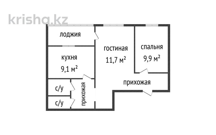 2-комнатная квартира · 53 м² · 1/5 этаж, Кокжал Барака за 23.5 млн ₸ в Усть-Каменогорске — фото 15