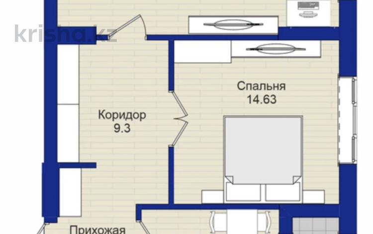 2-бөлмелі пәтер, 65 м², 14/17 қабат, Туран 83/1, бағасы: 28.5 млн 〒 в Астане, Нура р-н — фото 3