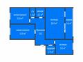 3-бөлмелі пәтер · 79.1 м² · 3/9 қабат, Аэропорт 33, бағасы: 38 млн ₸ в Костанае — фото 2