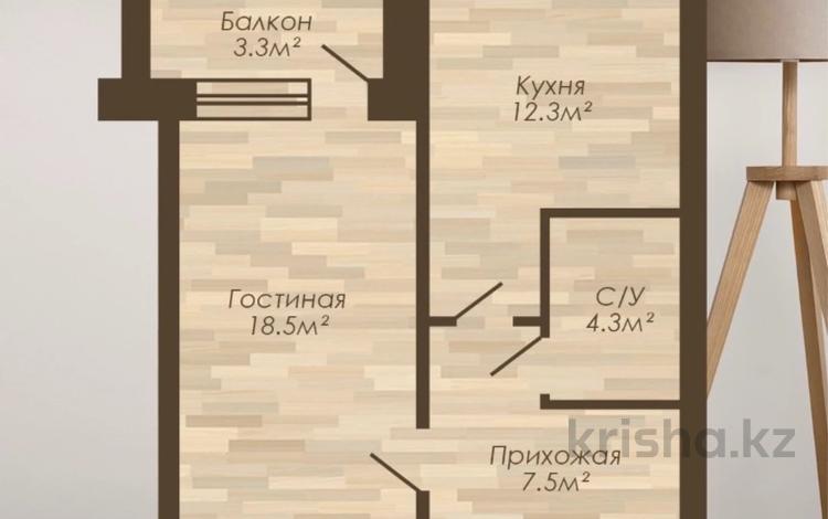 1-комнатная квартира · 44.2 м² · 5/5 этаж, мкр. Алтын орда, Район Батыс 2 уч. 1К за 14.5 млн 〒 в Актобе — фото 5