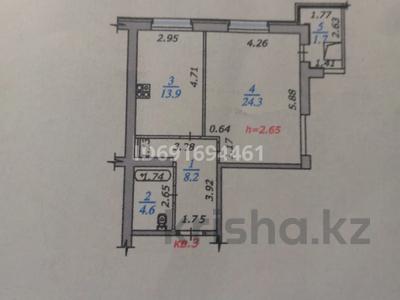 1-комнатная квартира, 52.7 м², 2/16 этаж, мкр Мамыр-1 29 за 40 млн 〒 в Алматы, Ауэзовский р-н