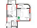 1-комнатная квартира · 45.5 м², Сыганак 26/2 за ~ 37.1 млн 〒 в Астане, Нура р-н — фото 3