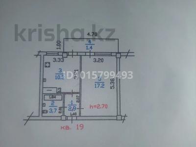 1-бөлмелі пәтер · 35.5 м² · 5/5 қабат, Зерделі ш/а 59, бағасы: 30 млн ₸ в Алматы, Алатауский р-н
