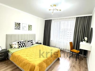 2-комнатная квартира, 64 м², 9 этаж посуточно, Абикен Бектурова 11/1 за 20 000 〒 в Астане, Нура р-н