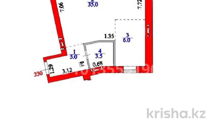 1-бөлмелі пәтер · 50 м² · 9/9 қабат, Е 181 3, бағасы: 17.5 млн ₸ в Астане, Нура р-н — фото 2