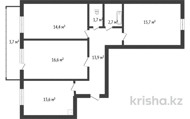 3-бөлмелі пәтер · 82.3 м² · 7/9 қабат, Ладожская 15 — ОТЛИЧНОЕ ПРЕДЛОЖЕНИЕ, бағасы: 34 млн ₸ в Павлодаре — фото 14