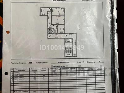 3-бөлмелі пәтер · 68.9 м² · 3/6 қабат, Ердена 229 — Рядом есть школа 15, бағасы: 15 млн ₸ в Сатпаев