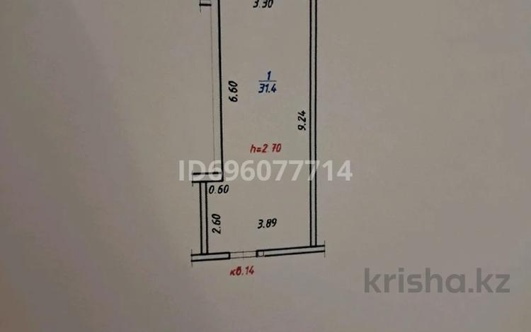 1-бөлмелі пәтер, 33.1 м², 2/12 қабат, Дарабоз 87, бағасы: 18 млн 〒 в Алматы, Алатауский р-н — фото 2