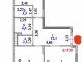 3-комнатная квартира · 75 м² · 9/10 этаж, Толе би 54 за 88.8 млн ₸ в Астане, Нура р-н — фото 4