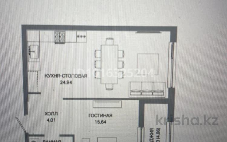 1-комнатная квартира · 52 м² · 7/8 этаж, По ул. Ханов Керея и Жанибека, напротив Президентского парка 43 — Сфера парк за 45 млн ₸ в Астане, Есильский р-н — фото 2