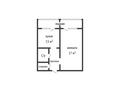 1-комнатная квартира · 34.9 м² · 1/5 этаж, Гашека 2к1 за ~ 16.6 млн ₸ в Костанае — фото 12