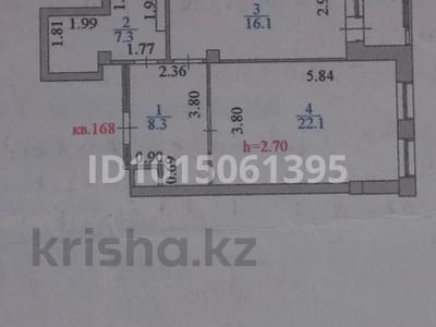 2-комнатная квартира · 55 м² · 8/12 этаж, Максут Нарикбаев 5 — Мухамедханова и коргалжынское шоссе за 34.5 млн ₸ в Астане, Нура р-н