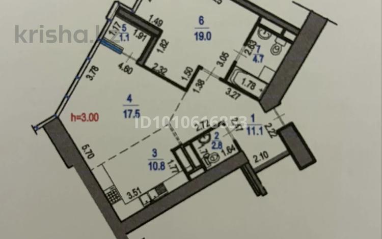 2-бөлмелі пәтер · 67 м² · 18/22 қабат, Альфараби, бағасы: 95 млн ₸ в Алматы, Бостандыкский р-н — фото 2
