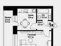 1-комнатная квартира · 31.2 м² · 11/12 этаж, Жубан Молдагалиев за 12.1 млн 〒 в Астане, Нура р-н