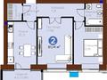 2-бөлмелі пәтер · 62 м² · 4/9 қабат, Е 915 12, бағасы: 39.6 млн ₸ в Астане, Есильский р-н — фото 4