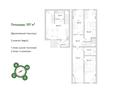 5-комнатная квартира · 107 м² · 1/2 этаж, Микрорайон Айжарык 1в — Кульджинский тракт за 40 млн 〒 в Туздыбастау (Калинино) — фото 7