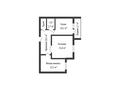 2-бөлмелі пәтер · 55.6 м² · 1/7 қабат, Алтын орда ш/а. 49дк1, бағасы: 24 млн ₸ в Актобе, мкр. Алтын орда — фото 13
