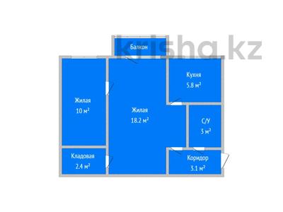 2-комнатная квартира, 43 м², 5/5 этаж, Чехова 102 за 11.5 млн 〒 в Костанае