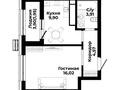 1-комнатная квартира · 36.35 м² · 5/16 этаж, Р. Кошкарбаева 1 — К. Куанышбаева ! БЕЗ КОМИССИИ за ~ 24.1 млн ₸ в Астане, Сарайшык р-н — фото 2