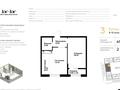 2-бөлмелі пәтер · 49.76 м² · 10/12 қабат, ул. Фадеева, 38г 3, бағасы: 29 млн ₸ в Алматы, Алатауский р-н