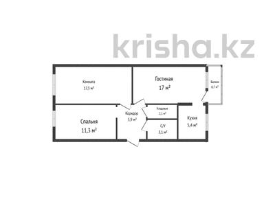 3-бөлмелі пәтер · 62.8 м² · 3/5 қабат, Маяковского 6, бағасы: 22.5 млн ₸ в Усть-Каменогорске