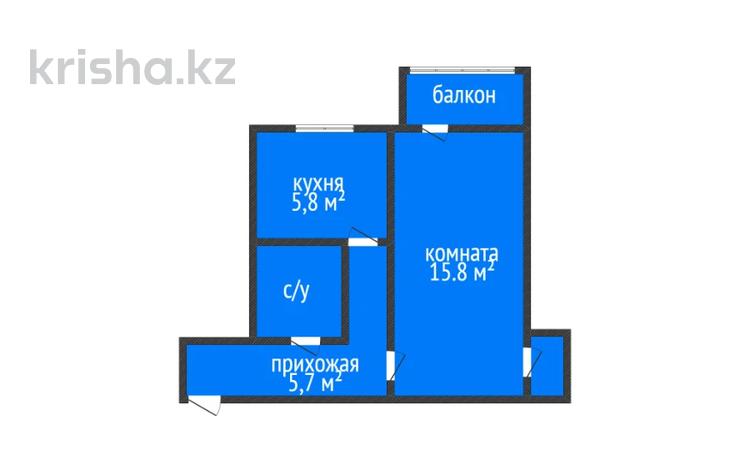 1-бөлмелі пәтер · 31 м² · 3/5 қабат, Майлина 43, бағасы: 14 млн ₸ в Костанае — фото 7